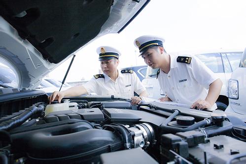 車輛暫時進出口進口前的工作是怎么做的？